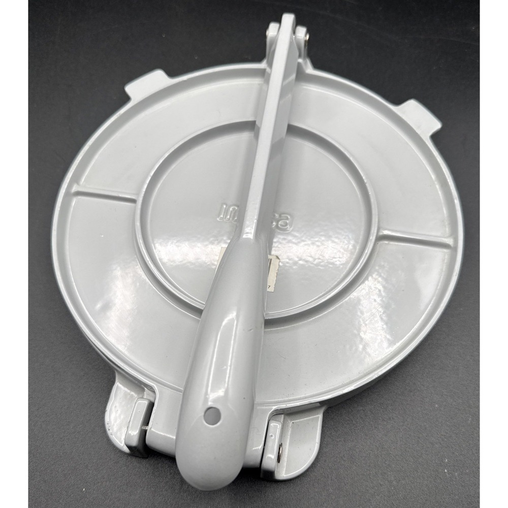 IMUSA 8" Easy to Use DISHWASHER SAFE Cast Aluminum Gray Tortilla Press